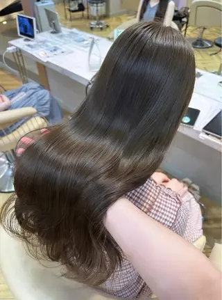 ロング 韓国カット/透明感 カラー/NANAMIのヘアスタイル