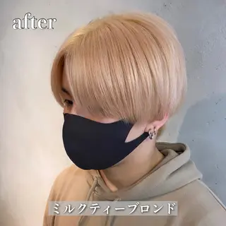 カラー メンズ La fith liebe 京都駅前店所属・🌈ブリーチ特化🌈 MINATOのヘアスタイル