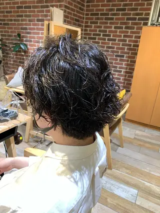 パーマ メンズ メンズパーマ&メンズ 縮毛矯正ならヒラノのヘアスタイル