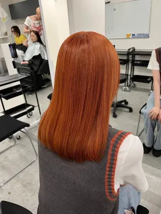 カラー トレンド暖色🍑カジ ュアルヘアjunyaのヘアスタイル