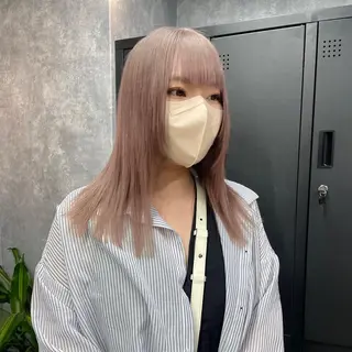 ミディアム カラー 宮城 ほのかのヘアスタイル