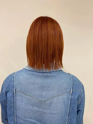 ショート カラー 酸性縮毛矯正 梅田茶屋町 Juriのヘアスタイル