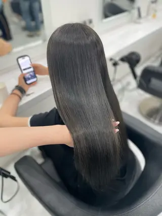 ロング 🪞韓国🤍大人っぽ 艶髪🤍FRUITSのヘアスタイル