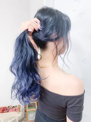 ロング カラー BOX mico.のヘアスタイル