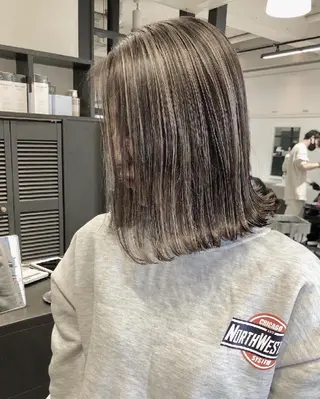 ミディアム カラー ヘアアレンジ TOMONA👑 GiseL梅田店のヘアスタイル