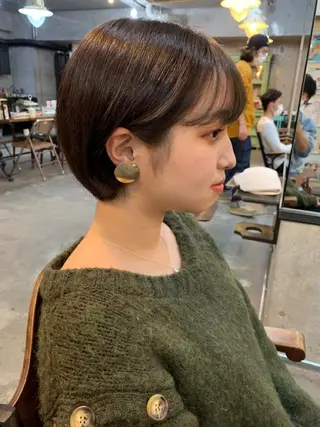 ショート カラー パーマ メンズ 南堀江🌿パーマ Tetsu【テツ】のヘアスタイル