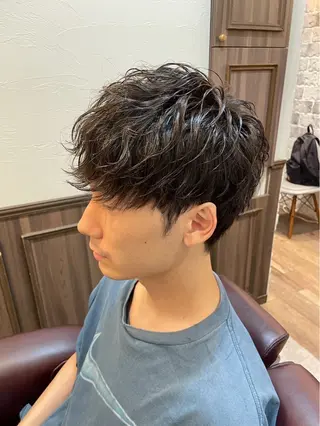 ミディアム Million Bucks BarBer Shop所属・ツーブロック募集伊藤 博紀のヘアスタイル