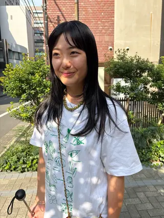 ロング カラー NOUN所属・eri kinjoのヘアスタイル