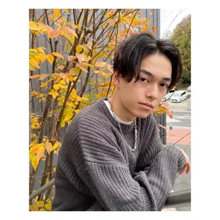 パーマ メンズ 菊池大一 溝の口パーマのヘアスタイル