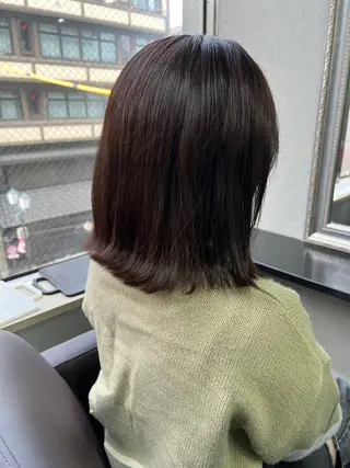 ミディアム ハイトーンカラー 坂本 翼のヘアスタイル