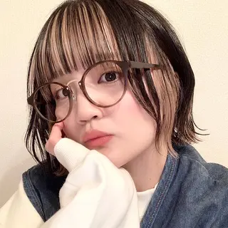 ショート カラー 韓国ヘア/艶カラー /田中悠佑のヘアスタイル