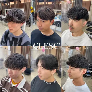 ショート パーマ メンズ 市川 博紀 副店長のヘアスタイル