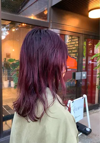 ミディアム カラー 宮嶋 勇輔のヘアスタイル