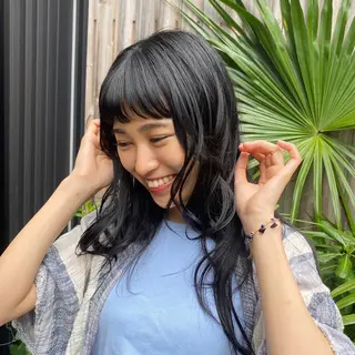 ロング 高松 莉璃のヘアスタイル