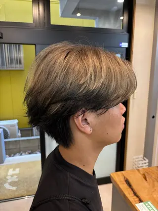 ショート カラー メンズ 木村 将太のヘアスタイル