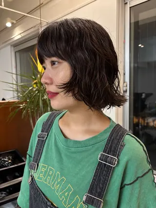 ショート パーマ カジュアルパーマ 🌿オグマショウのヘアスタイル