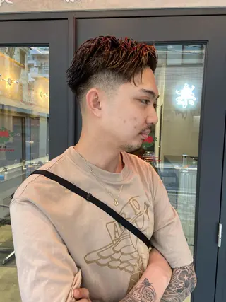 ミディアム メンズ FM【エフエム】HAVANA所属・💈圧倒的メンズ特化 明大前美容師💈のヘアスタイル