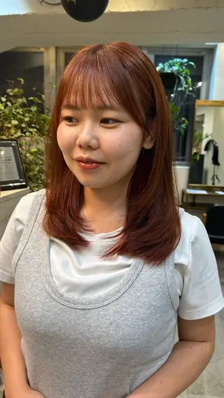 ロング レイヤーカット大人気 💛吉田百花のヘアスタイル