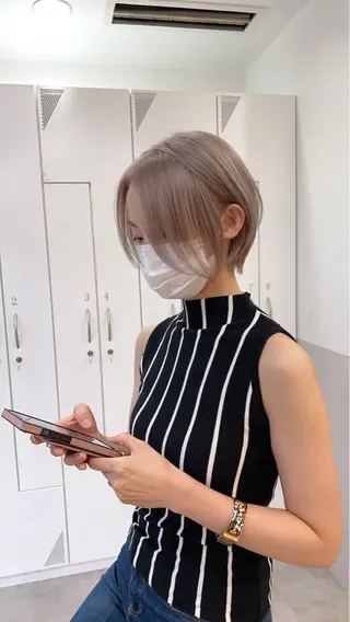 ミディアム 🤍ボブカット 🤍NANAMI🤍のヘアスタイル