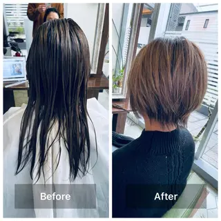 ショート share salon　SCENA所属・堤太志 メンズパーマ特化のヘアスタイル