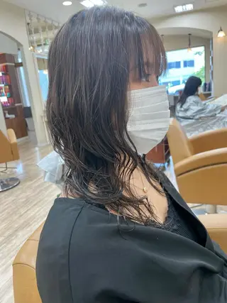 セミロング パーマ Gain KAKKY 千種/池下駅3分のヘアスタイル