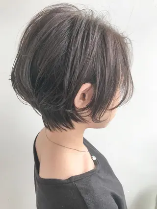 ショート カラー パーマ ショート/レイヤー なら石井知希のヘアスタイル