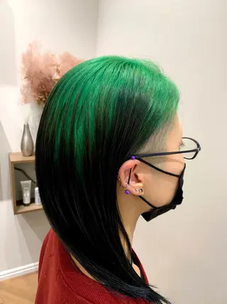 セミロング カラー #ケアブリーチ# MASAのヘアスタイル