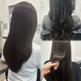 ロング カラー 髪質改善ストレート /暖色カラー🎀🪞のヘアスタイル