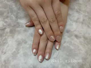 ネイル ネイルリボン 笠井のネイルデザイン