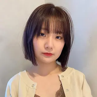 ミディアム カラー irwi/イルウィ所属・miku🎀門前仲町 ブリーチ・レイヤーのヘアスタイル