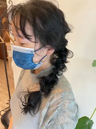 ロング ヘアアレンジ SHANTi 飯塚 ヘアセット/髪質改善のヘアスタイル