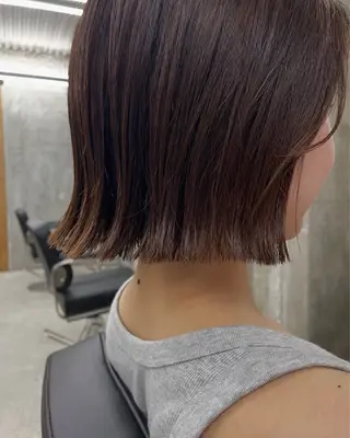 ショート カラー Land.所属・【透明感ツヤカラー】 三浦寛之のヘアスタイル