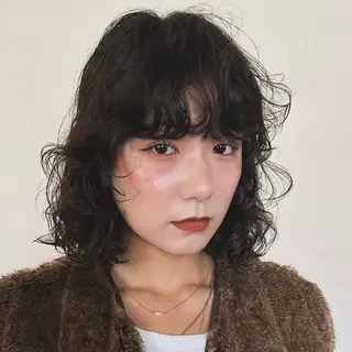 パーマ 池袋　似合わせカット ×パーマ　萩原 佑紀のヘアスタイル