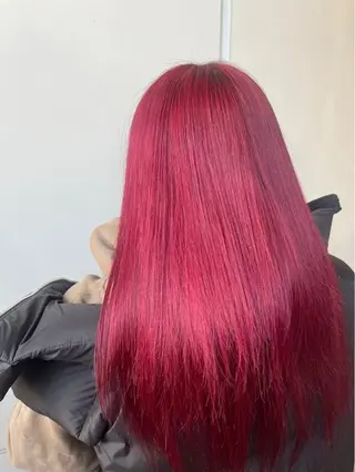 ロング カラー ハイトーン👱‍♀️ エクステ/彩花のヘアスタイル