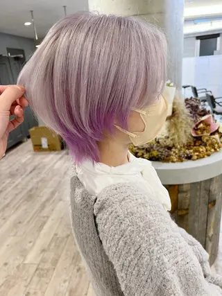 ショート 🎀ハイトーン特化 konomi🎀のヘアスタイル