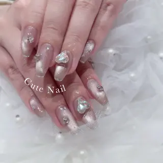 ネイル GO TODAY SHAiRE SALON原宿 Liber所属・️🫧もこ 艶感ネイル🫧のネイルデザイン