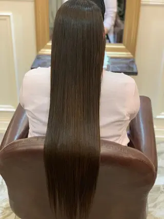 ロング 抜毛 薄毛 白髪 頭皮改善　柳沢慶のヘアスタイル