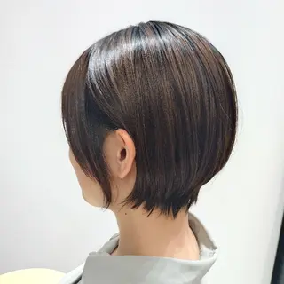 ショート ヘアアレンジ/透明感 カラー/AKARIのヘアスタイル