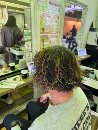 パーマ メンズ メンズ/パーマ/ 波巻き/サーフカールのヘアスタイル