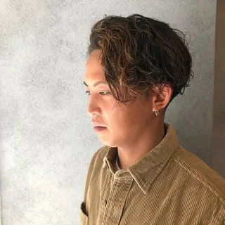 パーマ メンズ 櫻井 未悠のヘアスタイル