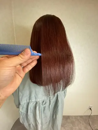 ロング カラー ムトウセイマ/艶髪 /艶ケアWブリーチのヘアスタイル