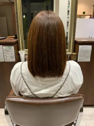 ミディアム 🌿ストレート🌿 髪質改善☘️シュウヤのヘアスタイル