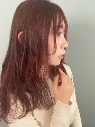 ロング カラー ENLACE所属・金子 詩音のヘアスタイル