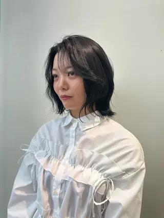 ミディアム カラー 大須/酸性ストレート 木場 健斗🌳のヘアスタイル