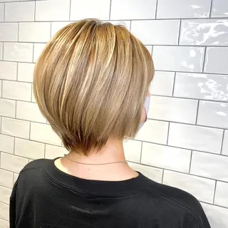 ショート カラー 原山 直人のヘアスタイル