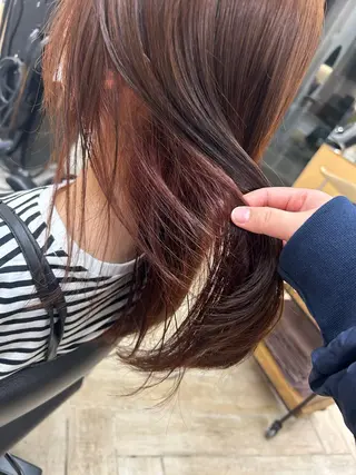 ミディアム カットモデル募集/ 万代/関谷　朋実のヘアスタイル