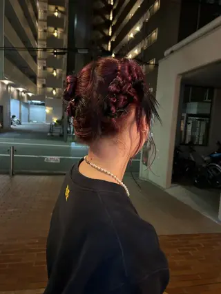 カラー Le'a谷町✨ ムラタユナのヘアスタイル