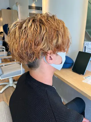 パーマ メンズ 村松 萌のヘアスタイル