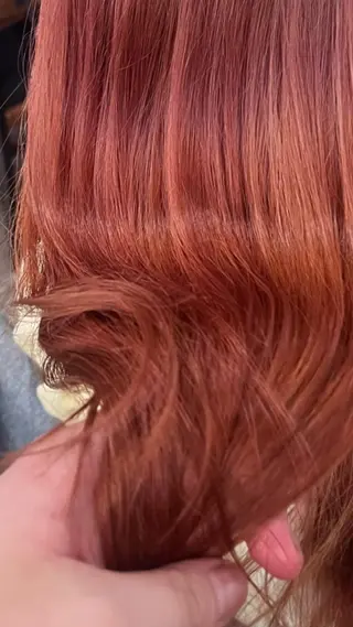 ロング カラー 暖色/まろベージュ/ シカタユウカのヘアスタイル