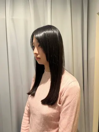 ロング まとまるツヤ髪カット ┆たんげ なるみのヘアスタイル